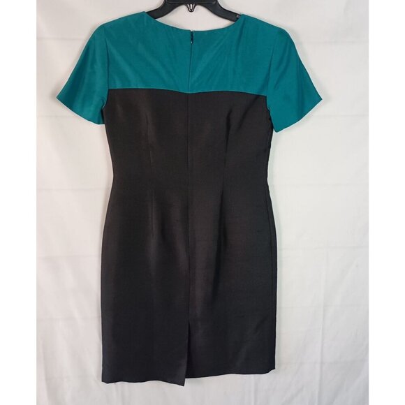Talbots 100% Pure Silk Dress Size 2 Women’s Sleeveless Black Cocktail Party - Picture 7 of 7